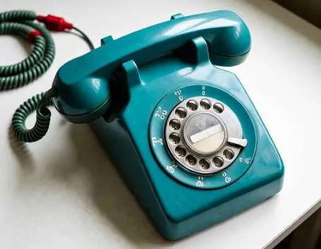 Modello telefono vintage