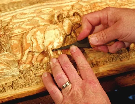 Intaglio legno