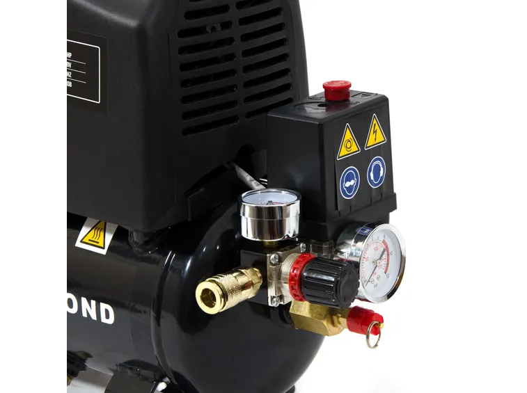 Compressore da 6 litri con regolatore di pressione