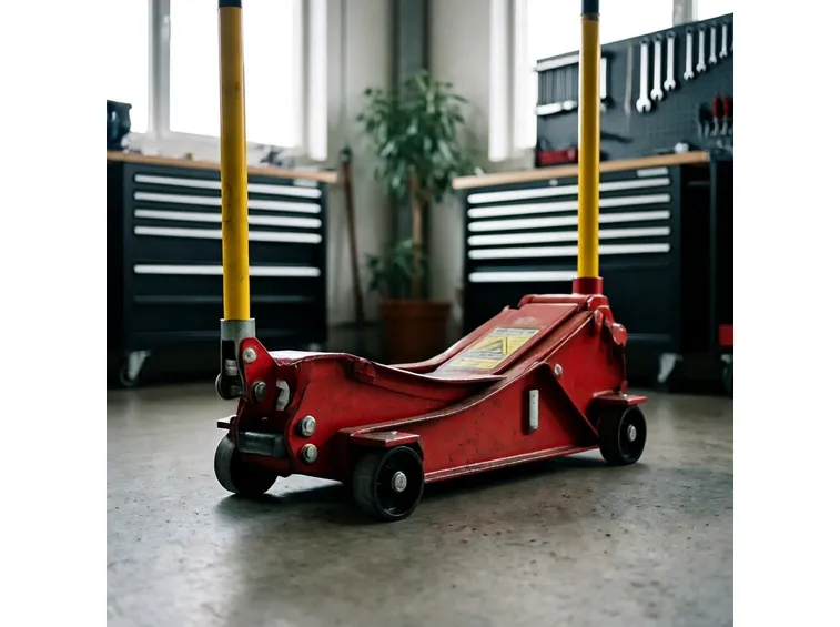 Martinetto idraulico con carrello