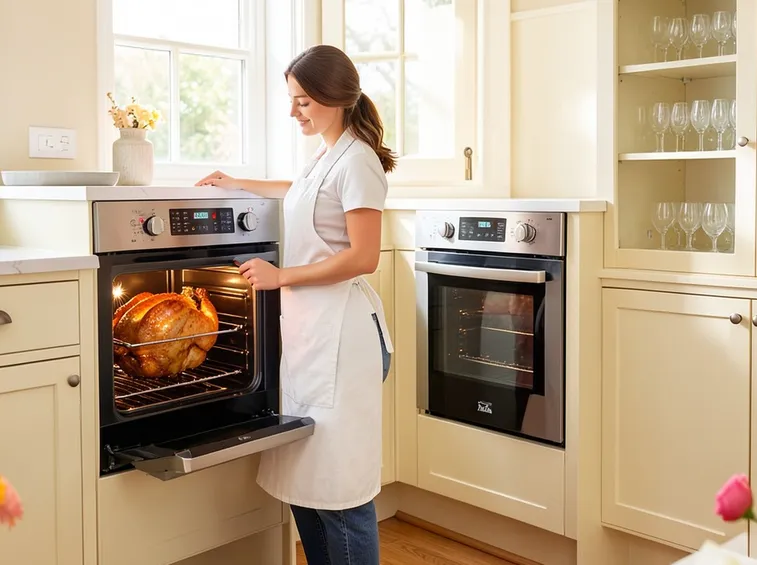 Cucina con forni da incasso