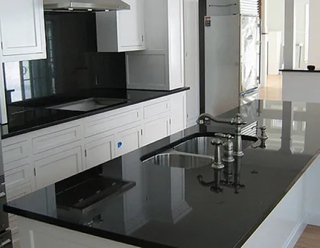 Piano cucina lucido