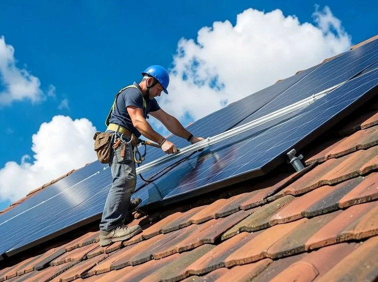 Montaggio pannelli fotovoltaici