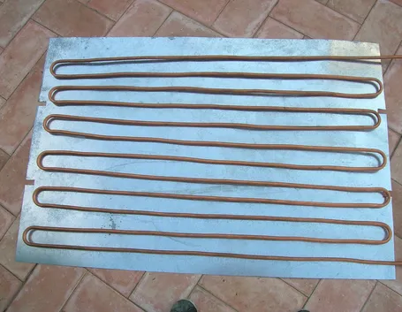 Pannello solare termico fai da te