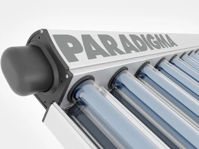 Particolare collettori solari termici