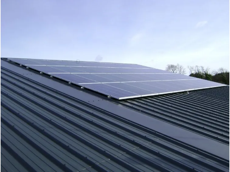 Un impianto fotovoltaico ad uso industriale
