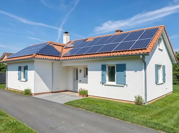 Villa tetto fotovoltaico
