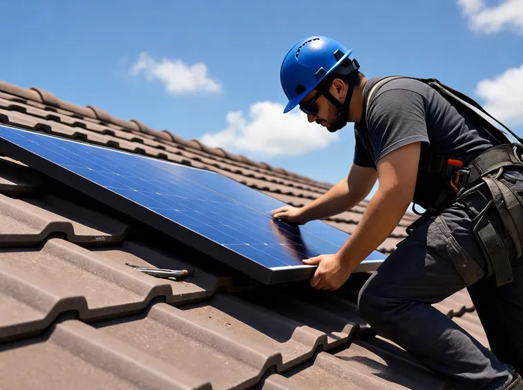 Installazione pannello solare