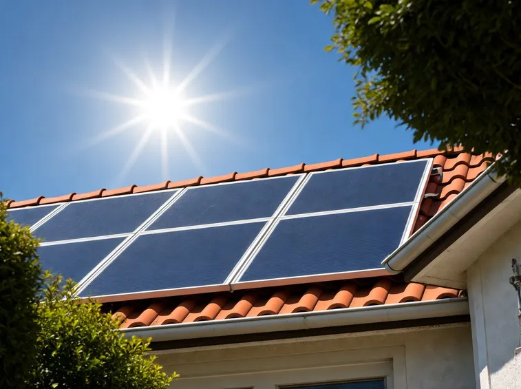 Impianto fotovoltaico di una casa