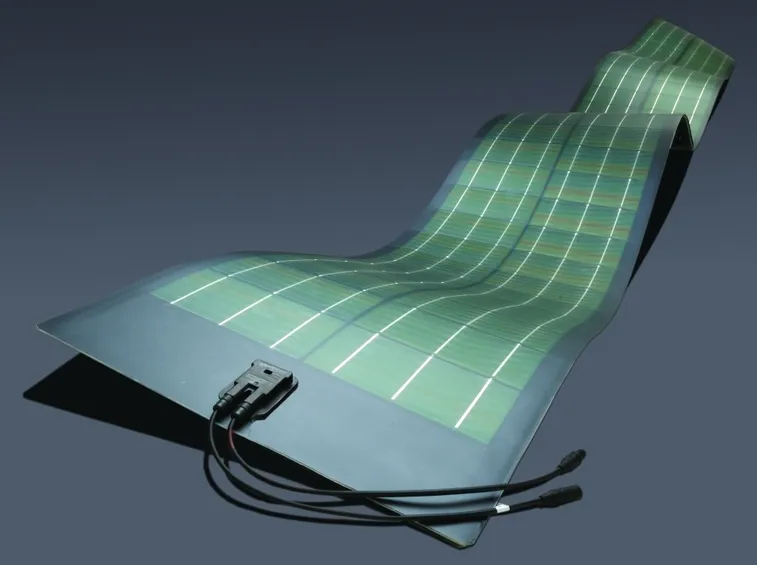 Esempio di pellicola fotovoltaica