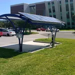 Pensilina fotovoltaica