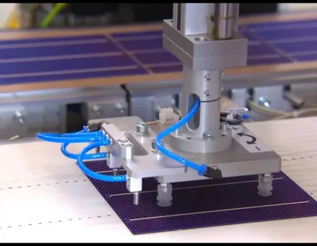 Realizzazione di pannelli fotovoltaici