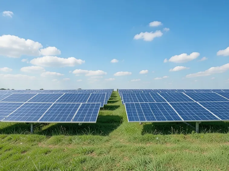 Una installazione fotovoltaica
