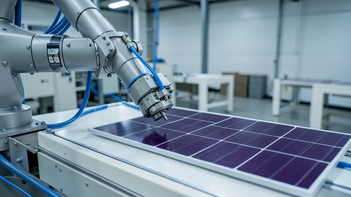 Realizzazione di pannelli fotovoltaici