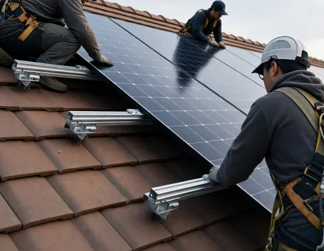 Montaggio impianto fotovoltaico