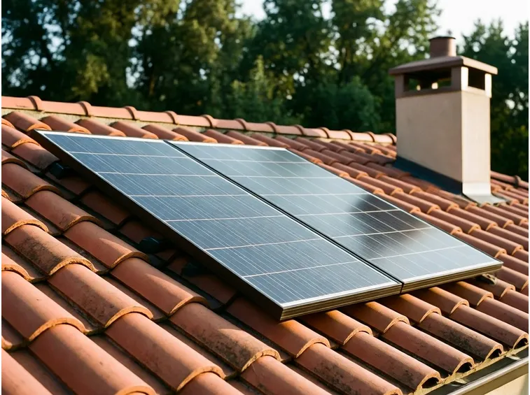 Tetto pannelli fotovoltaici