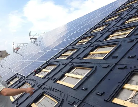 Pannello fotovoltaico tetto