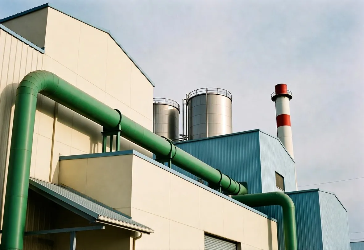 Una grande centrale biomasse