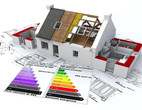 Modello di casa ecosostenibile