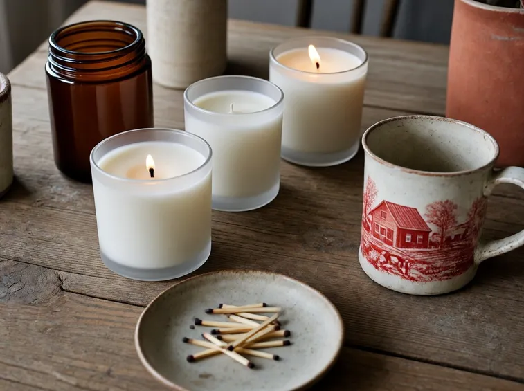Candele in cera di soia