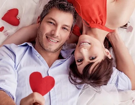 Una coppia felice a San Valentino