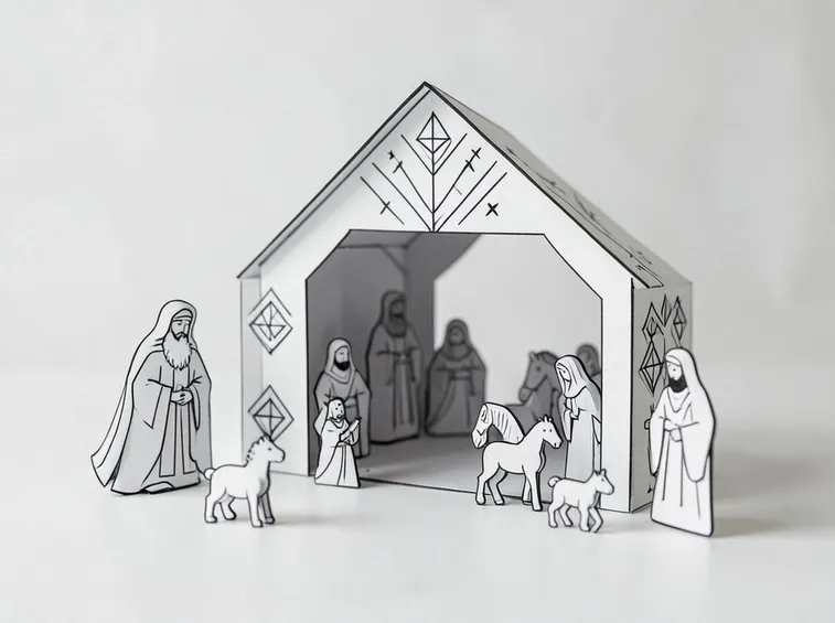 Presepe in carta