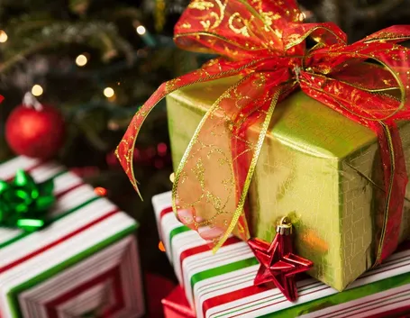 Regali di Natale impacchettati