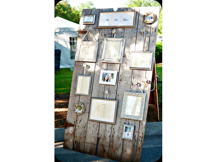 Tableau mariage country
