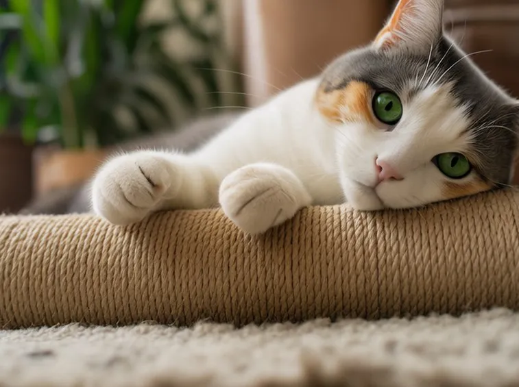 Gatto tiragraffi unghie