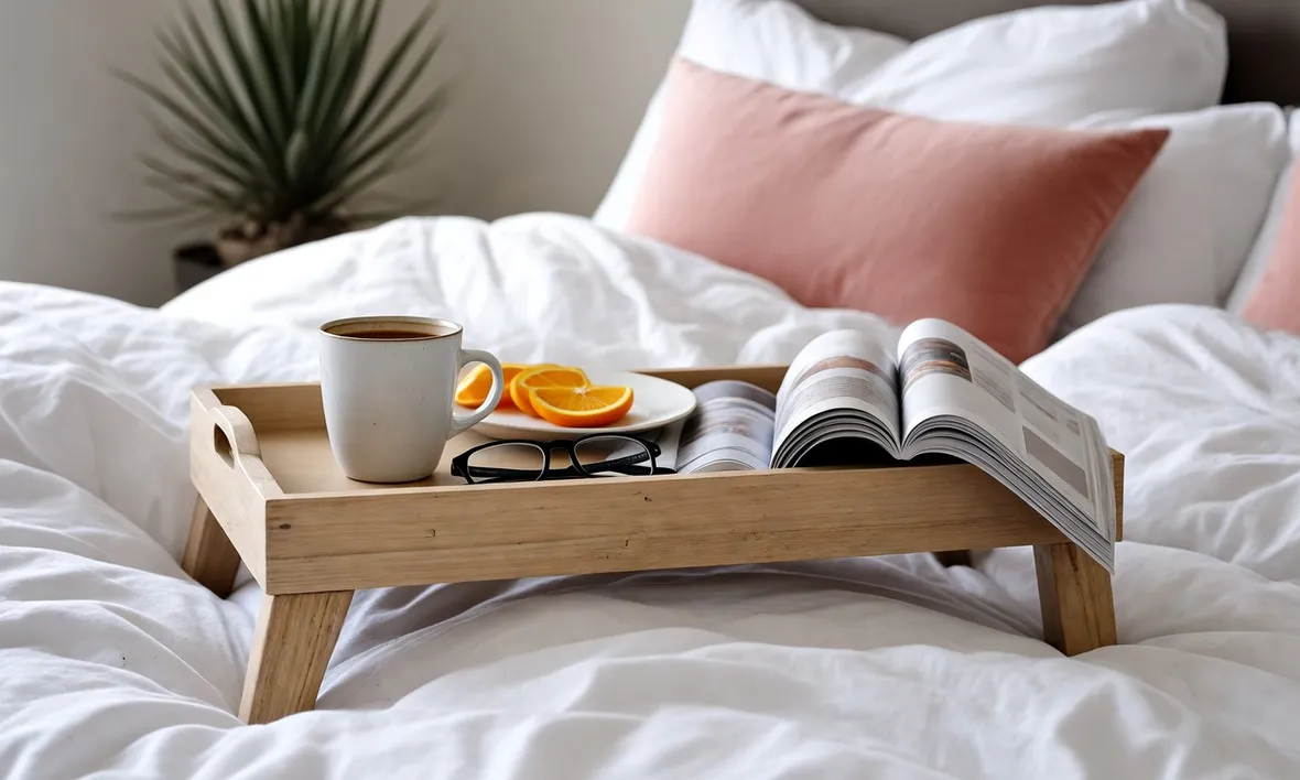 Vassoio da letto