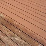 patìo con imperfezioni e verniciato