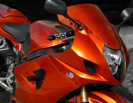 Motocicletta verniciatura