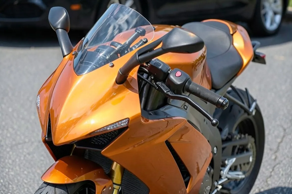 Motocicletta verniciatura