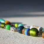 Collana con perline diverse