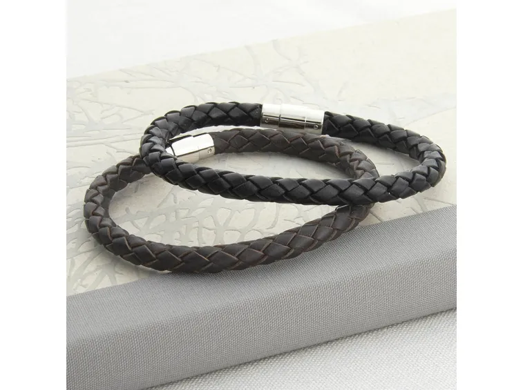 Bracciale uomo in cuoio