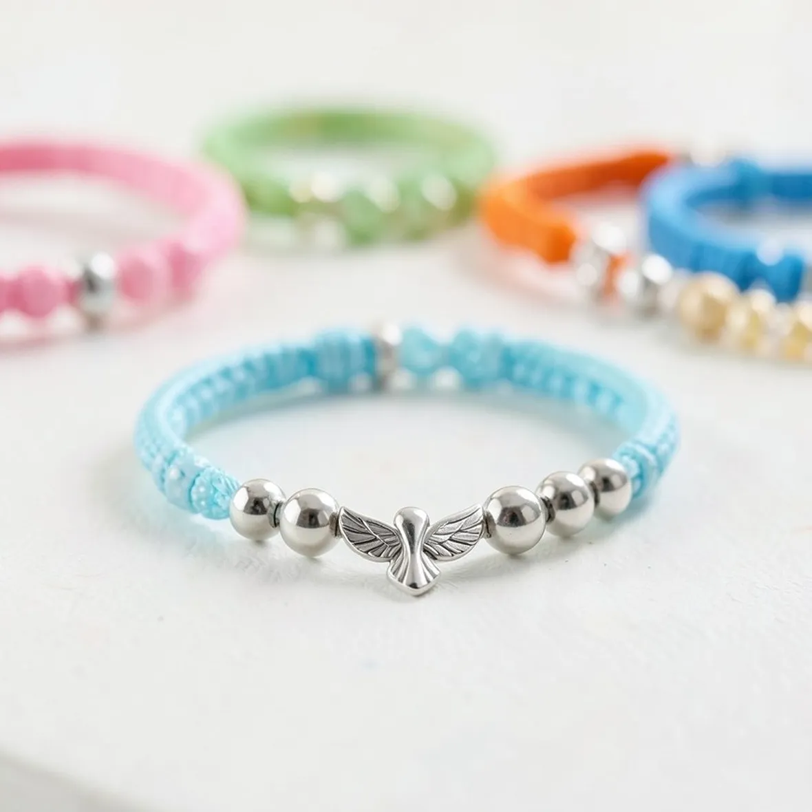 Bracciali con elementi in argento