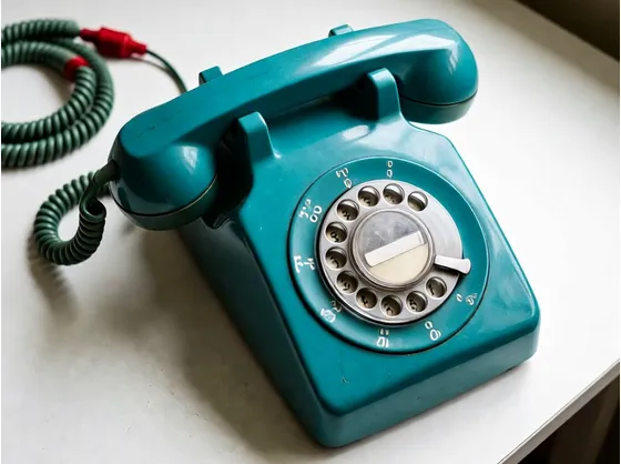 Modello telefono vintage