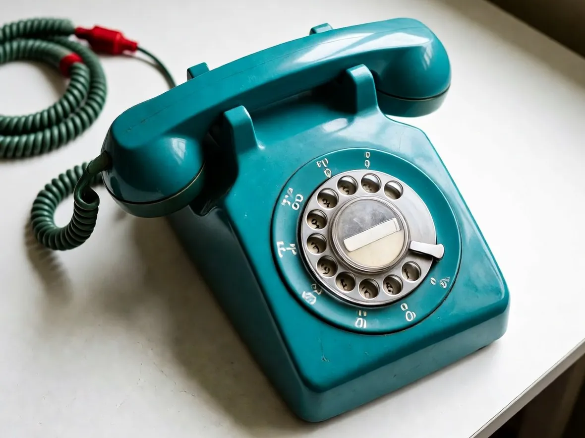 Modello telefono vintage