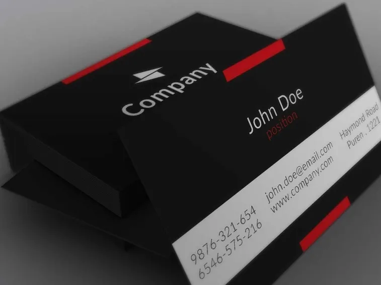 Template business card