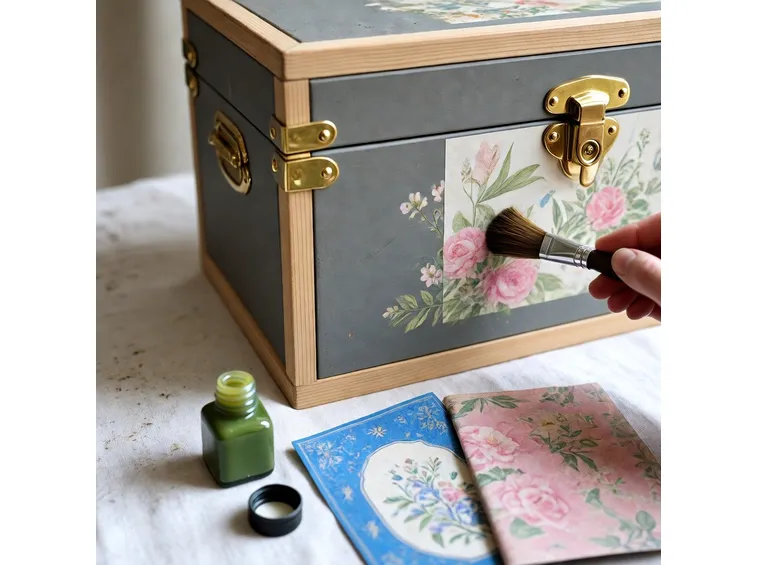 baule decoupage