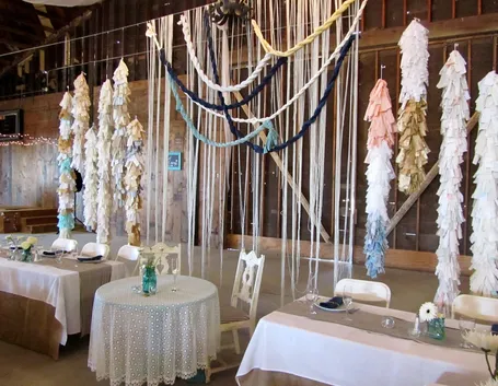 Decorazioni matrimoniali per tavoli