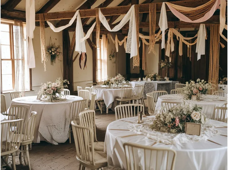 Decorazioni matrimoniali per tavoli