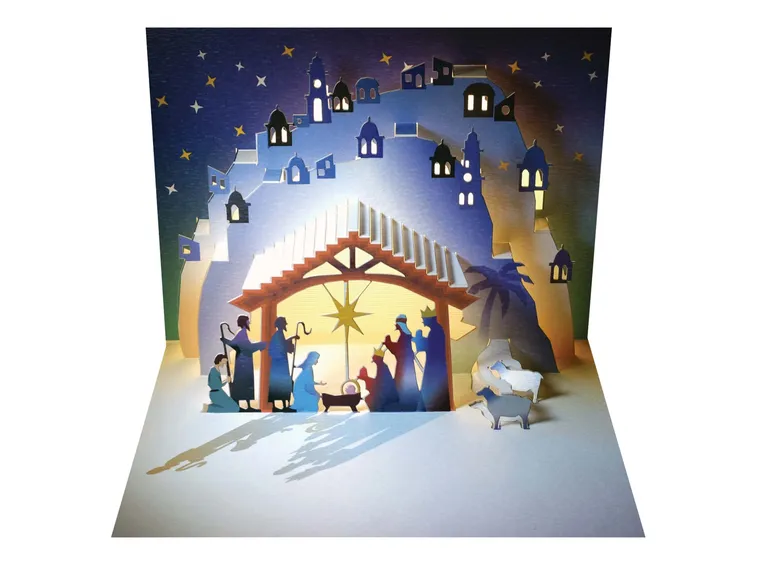 Presepe di carta Pop Up