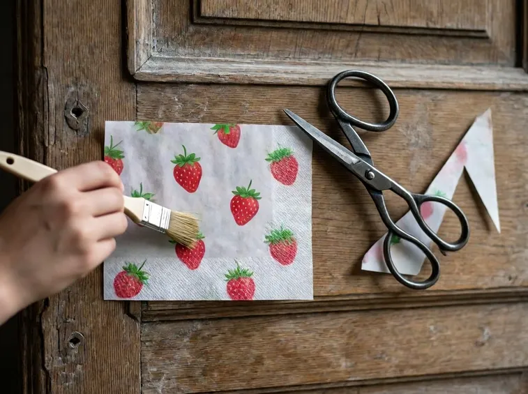 Decorare le porte con il decoupage