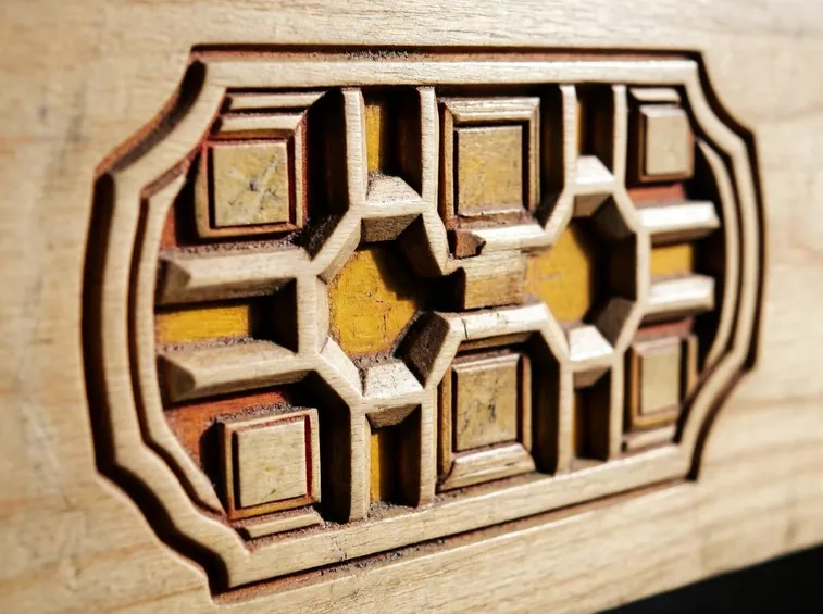 Esempio di intaglio in legno