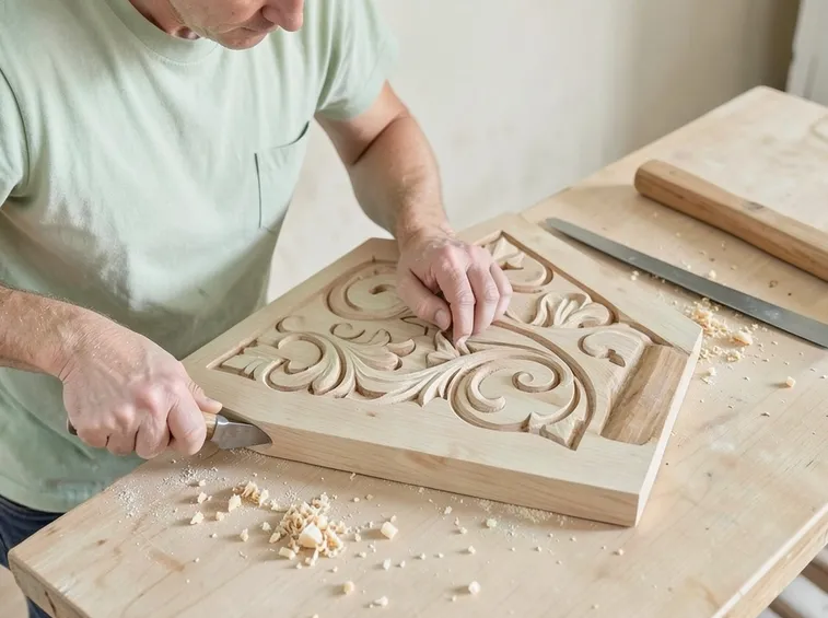 Intagliare un pannello in legno