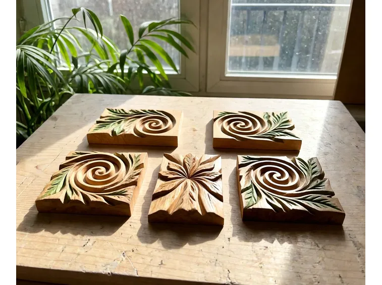 Esempio di legno intagliato