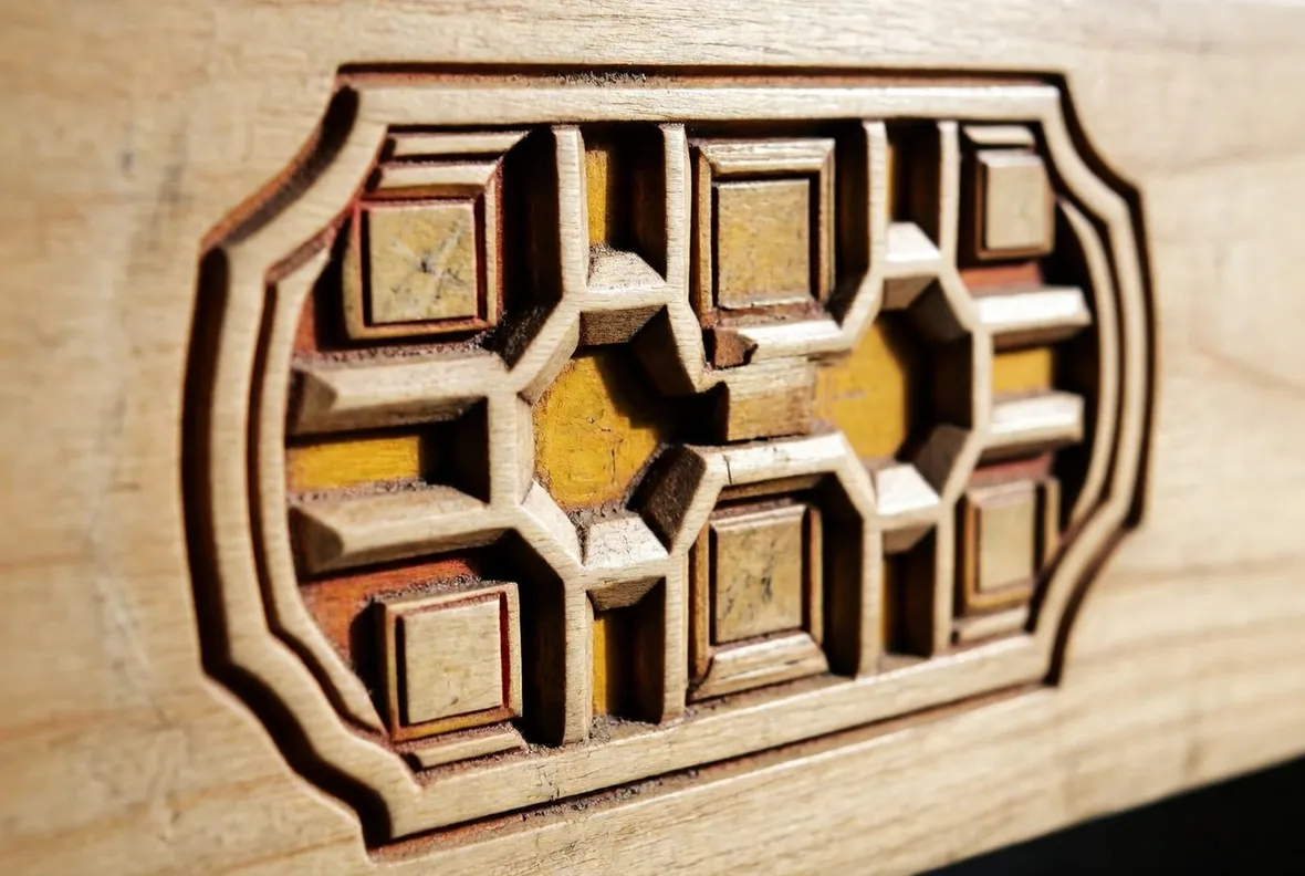 Esempio di intaglio in legno