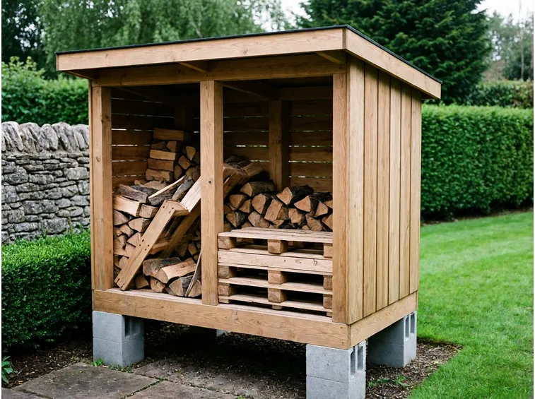 Perché conviene una legnaia con pallet e dove collocarla