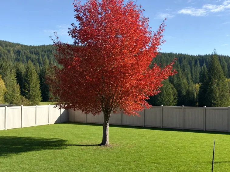 Albero di acero in autunno